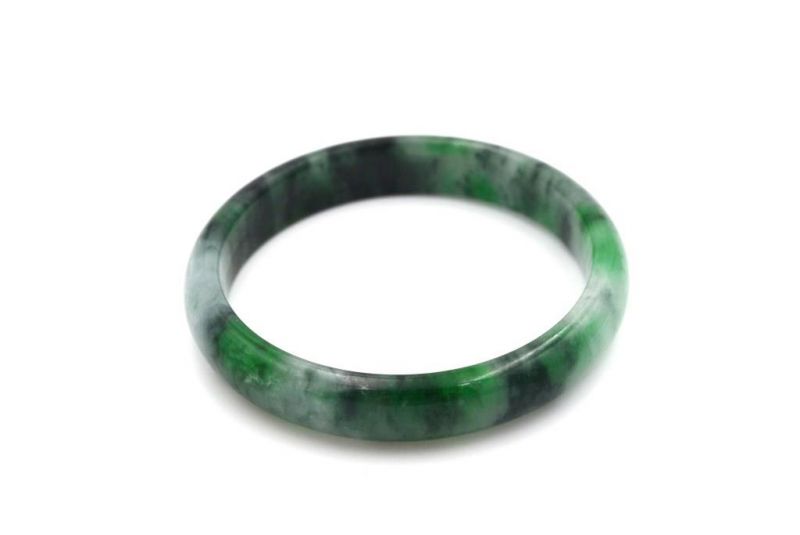 Jade Bracelet Bangle Class A Green 1