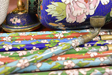 Chinese Cloisonné Pipes