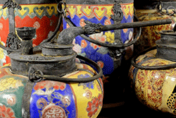 Chinese Porcelain Water Pipes