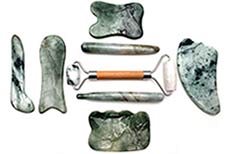 Traditional Chinese beauty tools made from real jade