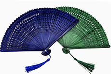 Chinese Wooden Fans - Traditional Asian Crafts
