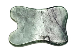 Concave Gua Sha - Cheek, neck, forehead - real jade - Chinese medicine - massage