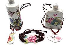 Flower of China collection - Ceramic jewelry