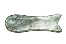 Gua Sha jade fish - Body and face - real jade - Chinese medicine