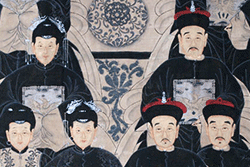 Modern Chinese ancestors painting - revisited