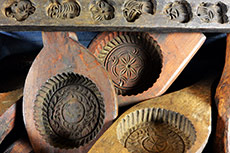 Old Chinese Handcarved Wooden Molds