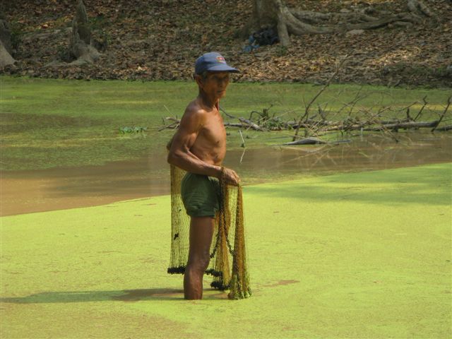 On the banks of the Mekong