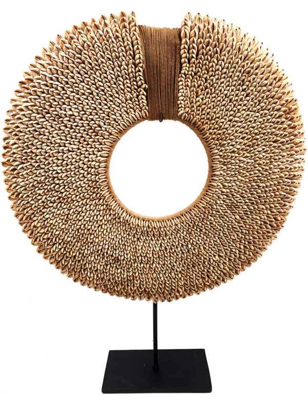 Large Bi Disk Tribal Jewelry Indonesia Shell