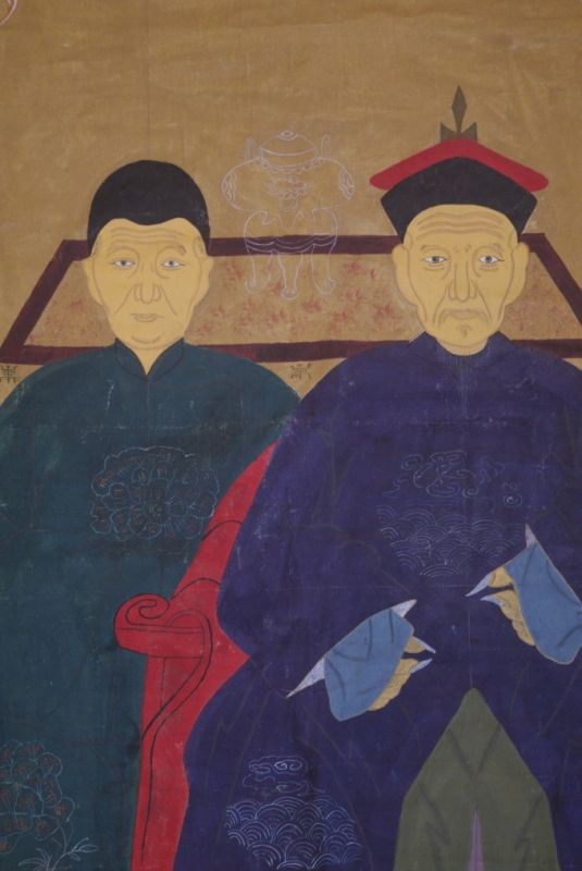Large Chinese ancestors Emperors Couple 4