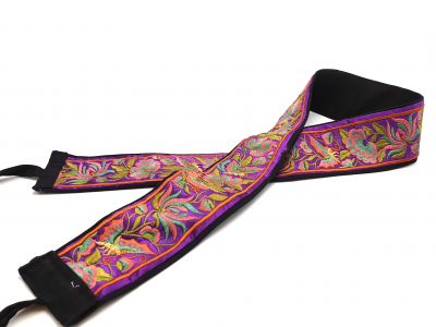 Miao Belts - Embroidery - Purple