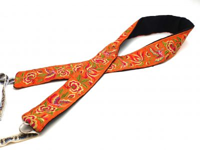 Miao Belts Embroidery Yellow Safran