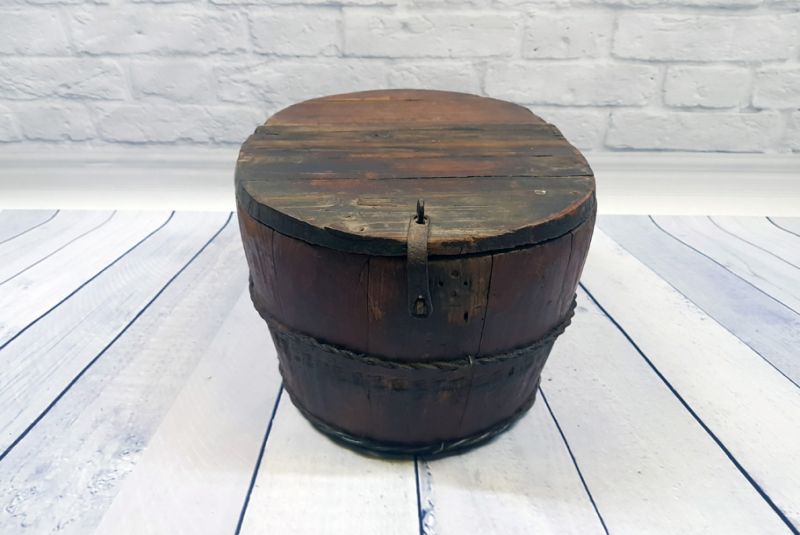 Old Chinese Box Wooden rice box 3