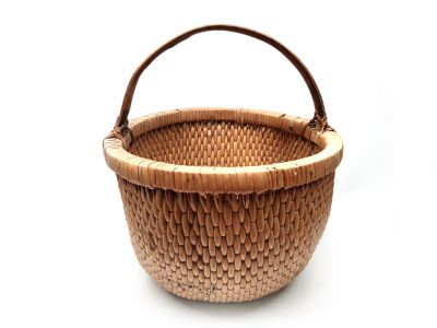 Old Chinese braided rice basket - Basket weaving - 