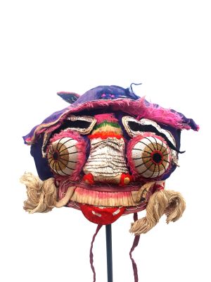 Old Chinese child headdress Little Monster - Purple 2