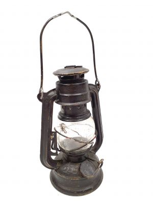 Old chinese Safety Lamp - Black