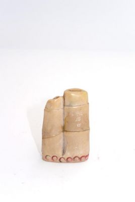 Old Chinese Seal in Jade - Bamboo carved in stone 2