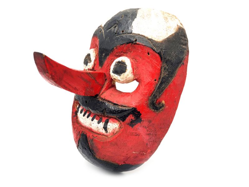Old Java mask (50 years) - Indonesian Theater - Javanese Topeng Mask