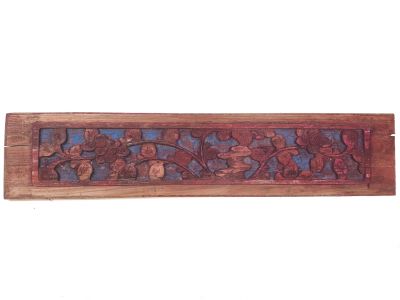 Old Large Wooden Panel from China - Flowers
