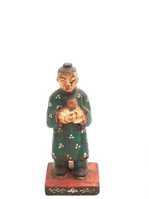 Old reproduction - Small Chinese votive statue - Household