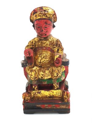 Old reproduction - Small Chinese votive statue - Mother of the family 2