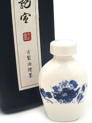 Porcelain bottle - Chinese Liquid Ink - 35ml - flowers