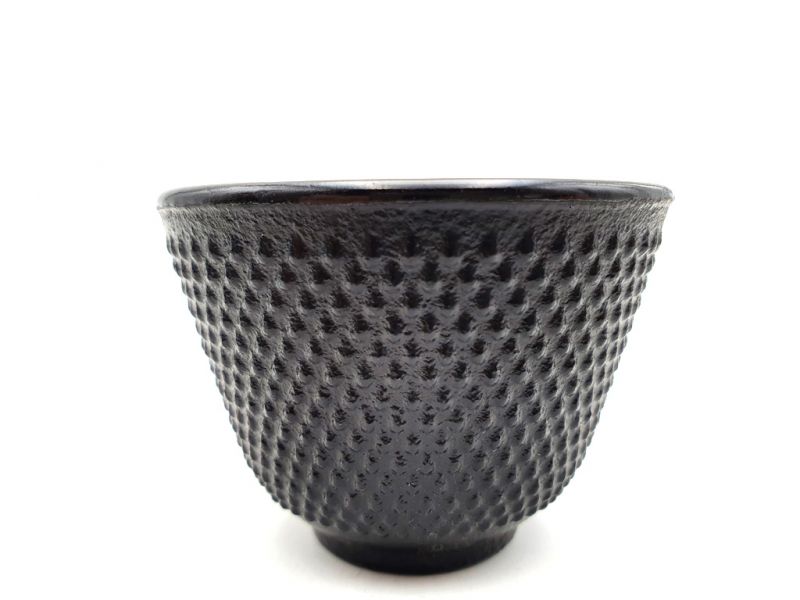 Small Chinese tea cup in cast iron - Black 2