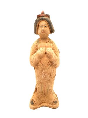 Tang terracotta statue - Court Lady - Fat Lady - Box