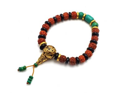 Tibetan Jewelry - Mala bracelet - Turquoise