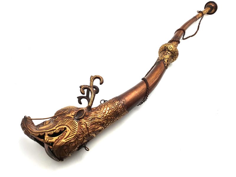 Tibetan Reliquary Dragon Trumpet