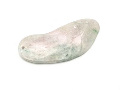 Traditional Chinese Medicine - Gua Sha en Jade - Green to white gradient