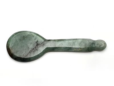 Traditional Chinese Medicine - Gua Sha Jade Spoon - Category A with certificate