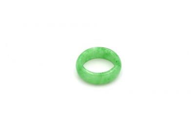 Translucent Green Jade Ring - Size 5,5