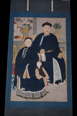 Very Large Chinese ancestors Family - Blue