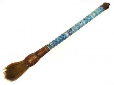 Very large Chinese Calligraphy Brush - Sky blue