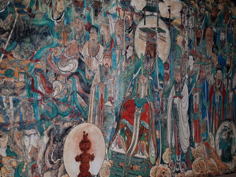 Very Large Chinese Kakemono - Painting - Buddhist painting 2