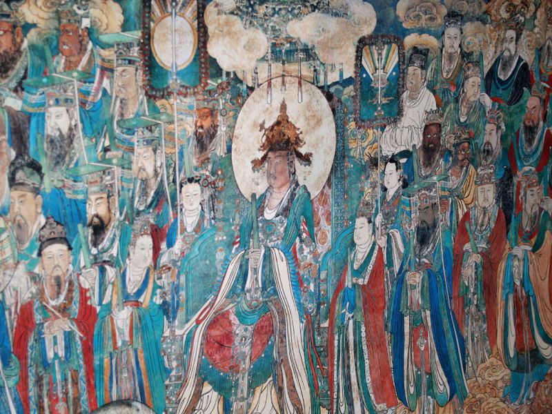 Very Large Chinese Kakemono - Painting - Buddhist painting 3