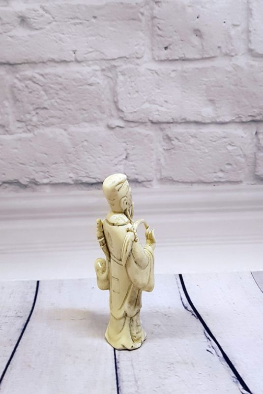 White Chinese Statue - Porcelain Dehua - Old man 2
