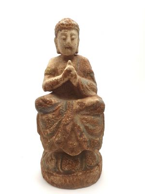 Wooden Small Statue Buddha Manjushri