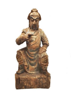 Wooden Small Statue - Tudi Gong